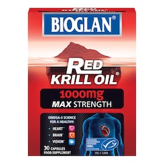 Image 1 for Red Krill Oil 1000mg Max Strength 30 Capsules