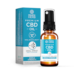 Image 1 for Premium CBD Oral Spray Single Strength 15ml Mint Flavour