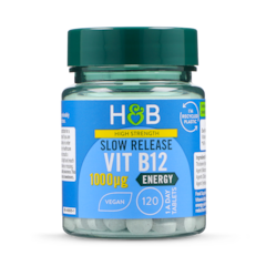Image 1 for High Strength Slow Release Vitamin B12 1000ug 120 Tablets