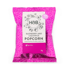 Image 1 for Popcorn Raspberry & Liquorice 21g
