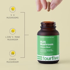 Image 2 for Fourfive Multi Mushroom Ultimate Blend 10,000mg 60 Capsules