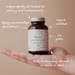 Image 2 for Organic Reishi Mushroom 60 Vegan Capsules
