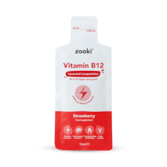 Image 1 for Liposomal Vitamin B12 2500mcg Strawberry Flavour 1 x 10ml Liquid Sachets